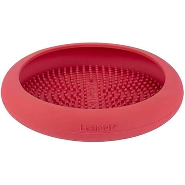 LICKIMAT UFO Sugkopp Slickmatta - Gummi - Grön - Liten hund - Inomhus