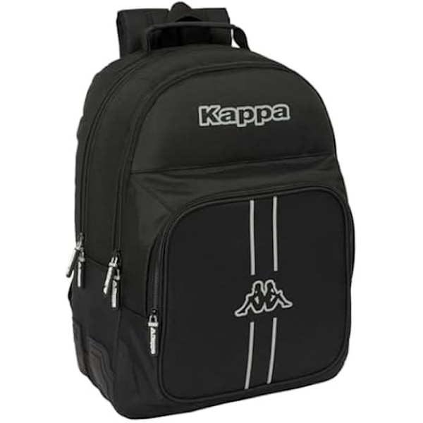 Skolesæk - SAFTA - Kappa Dark - Komfortabel - Alsidig - Sort