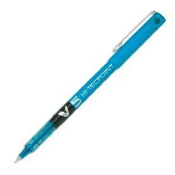 Stylo roller V5 - PILOT - V5 Hi-Tecpoint - Neulan kärki 0,5 mm - Nestemäinen tursiini Turkos