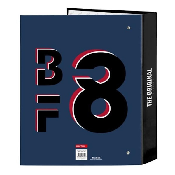 Ringbind BlackFit8 Urban Black Marineblå A4 (27 x 33 x 6 cm)