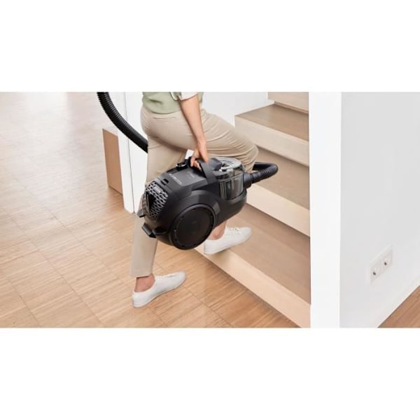 Nyhet! Påsksystem utan påse - BOSCH BGC21X300 - 550W - 2L - 76 dB - Svart Svart