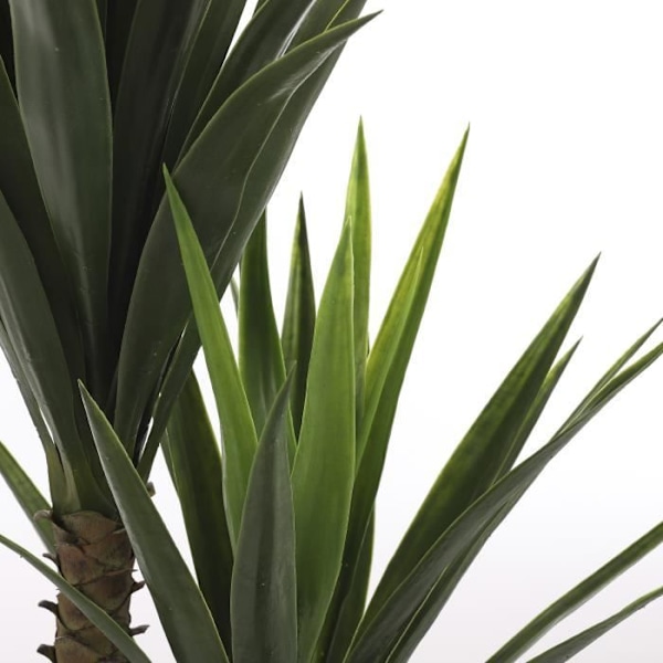 Glimmerdekorationer Yucca Konstgjorda växter - H120 x Ã˜70 cm Grön