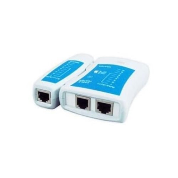 Netværkstester - NANOCABLE - RJ11 RJ12 RJ45 - Rød - Kablet - Ikke magnetisk
