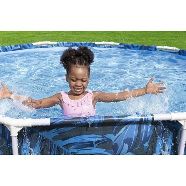 Bestway stålprofi pool - 305 x 66 cm - Rund Blå