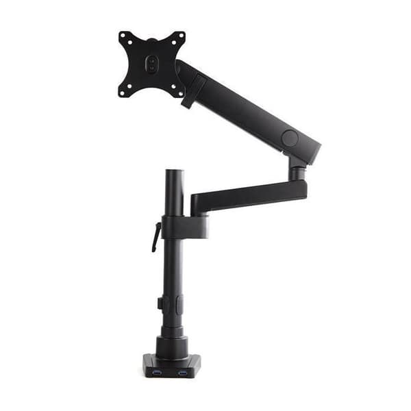 STARTECH ARMPIVOT2USB3 PC-näytön varsi - Nivelletty - Musta - 17"-34"