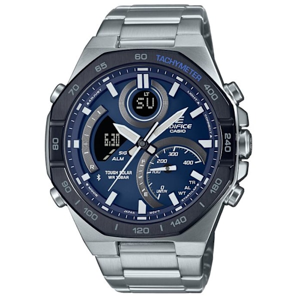 Klocka - Casio - ECB-950DB-2AEF - Rostfritt stål - Vattentät 10 bar - Bluetooth Pengar