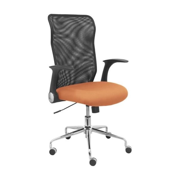 Silla Minaya respaldo malla negro sæde bali brun