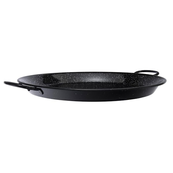 Paellafat i emaljerad metall Ø 50 cm Svart