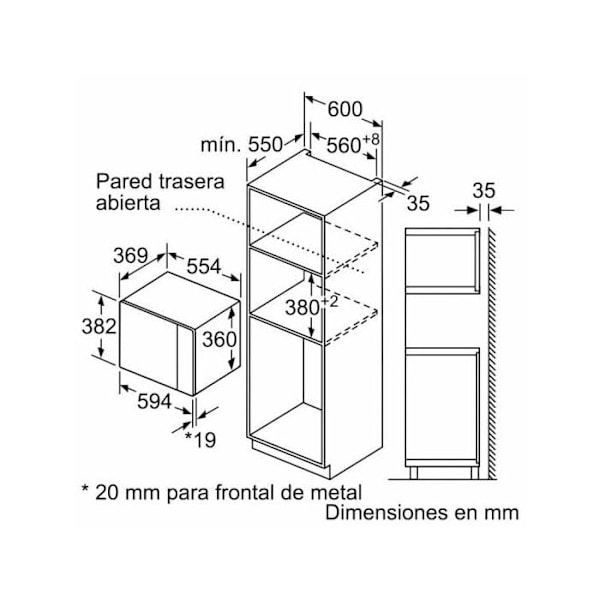 Mikroaaltouuni Balay 3CG5175B2 1200W 25 L Valkoinen