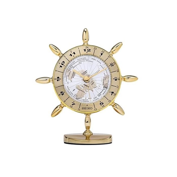 SEIKO CLOCKS QHG107G Guldklocka