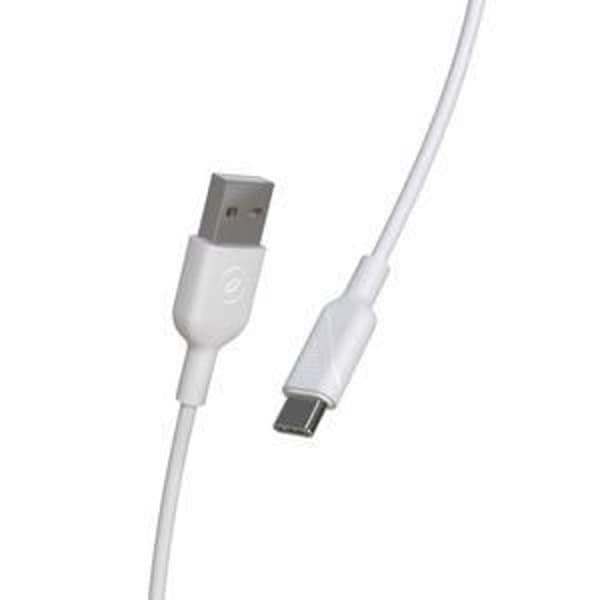MUVIT FOR CHANGE USB A / USB C kabel - 3 m - Hvid