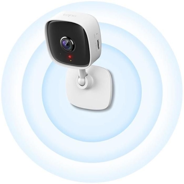 TPLINK Hjemmesikkerheds Wi-Fi Kamera Sort, Hvid