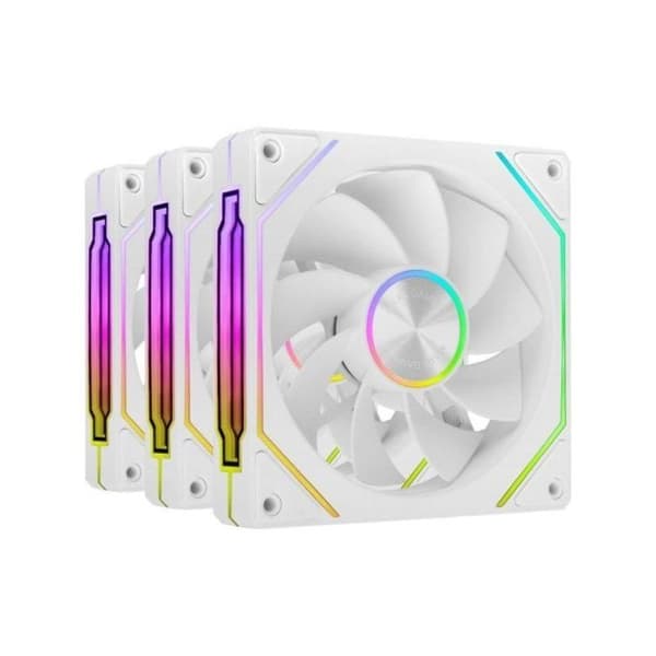 Supplerende ventilator Mars Gaming MF-LINKFINITYKIT2R 120mm 1800RPM RGB med magnetforbindelse