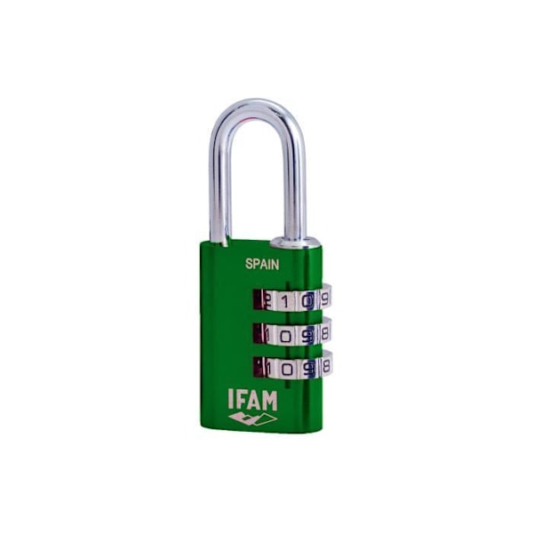 YLEINEN - Vihreä Combi30 Col Padlock Ifam