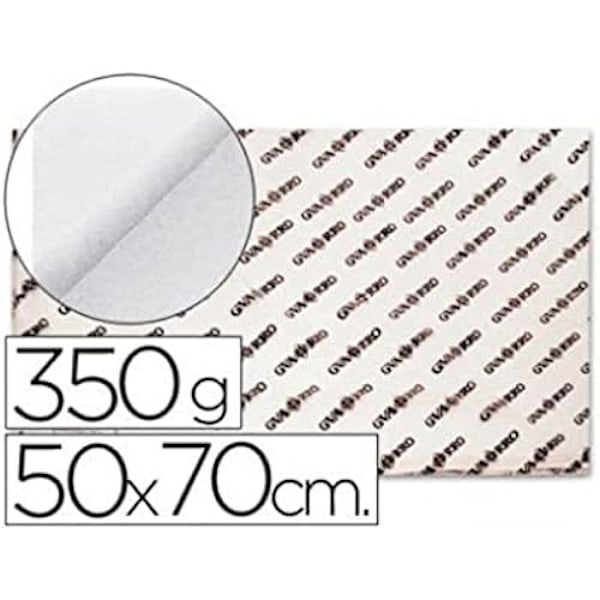 Akvarellpapper - Canson - Guarro 200408042 - Förpackning med 25 ark - 50 x 70 cm - 350 g Vit