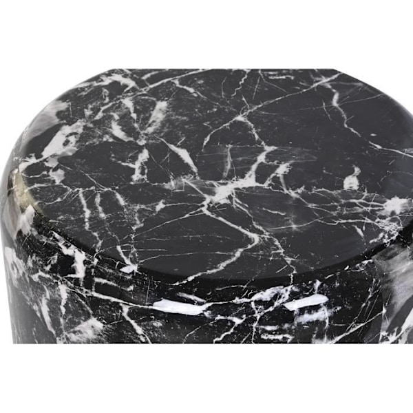 moderne sort jern sidebord 50 cm - Farve: SORT