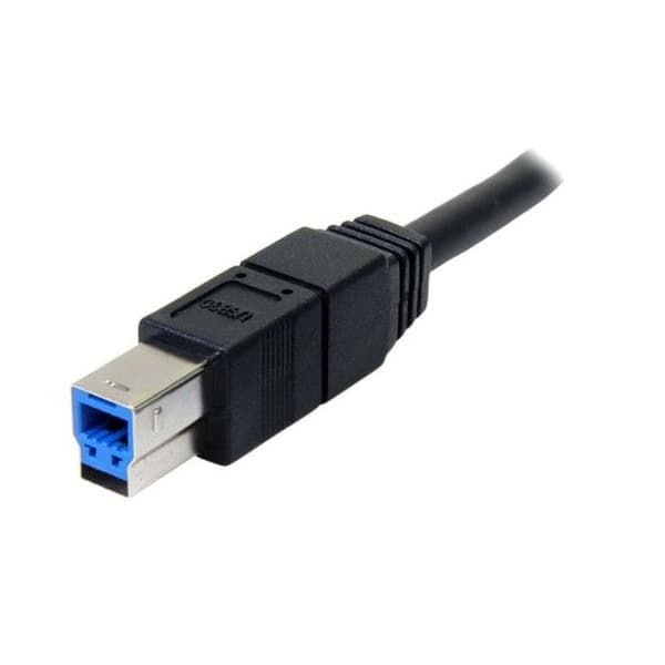 SuperSpeed USB 3.0 kabel - STARTECH.COM - 3 m - Sort