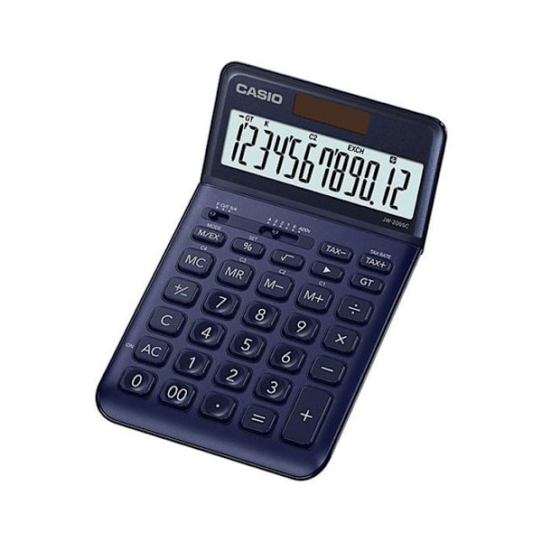 Laskin - Casio - JW-200SC - Kompakti - Toimistokäyttöön - Sininen