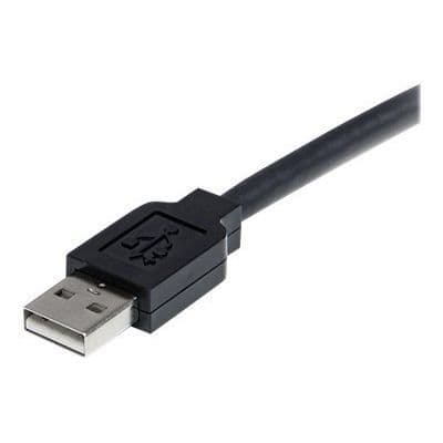Aktiv USB 2.0 kabel forlænger - STARTECH - 35 m - Afskærmet - Sort