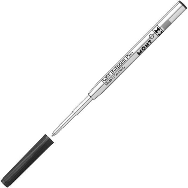 Genopladelig kuglepen - Montblanc - Mystery Black - 2 enheder - Mellempunkt - Genopladelig Mysterium Sort