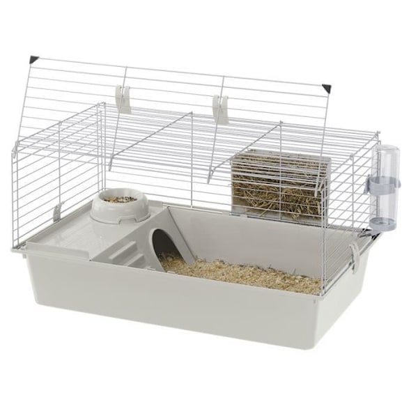 Burhage til marsvin 77*48*42 cm - Hus, skål, spisebord og drikkevand - FERPLAST