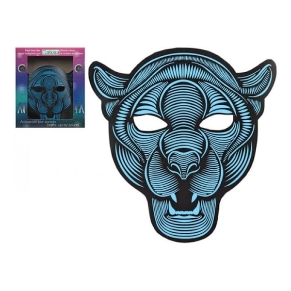 Led Panther Mask - ATOSA - Asusteet - Musta - Sekalaiset - Ikärajat 18 Svart