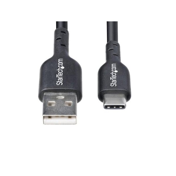 StarTech.com USB-A til USB-C Kabel 3m Hurtigopladning 3A USB 2.0 TPE Sort