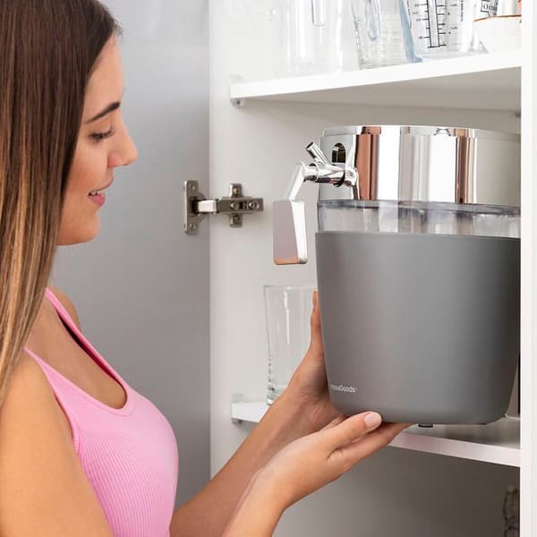 Drikkevaredispenser - InnovaGoods - Freer - Kølende - 2 Isbeholdere - Ideel til Fester grå/silverfärgad/transparent