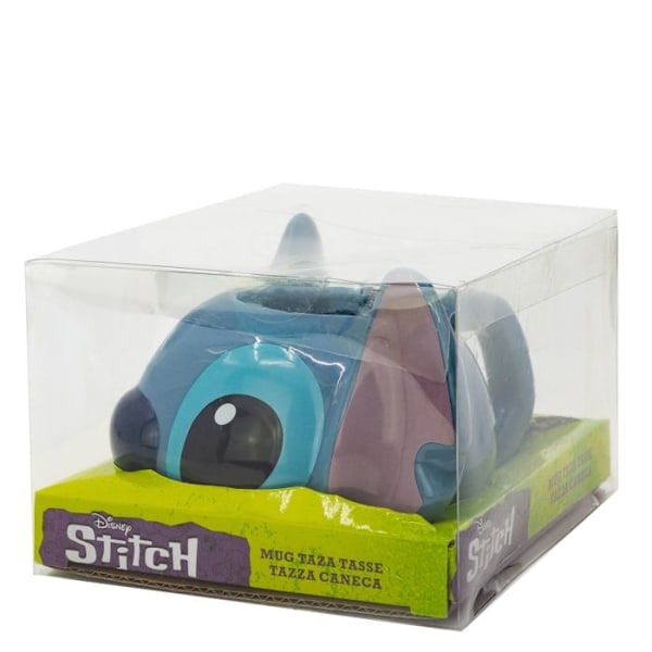 Mug 3D i Dolomit - Stitch - 385 ML - Disney - Stor Ungdoms voksen Flerfärgad