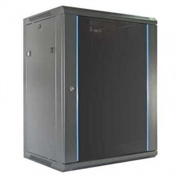 2LAN 15U Rack Vægskab Sort