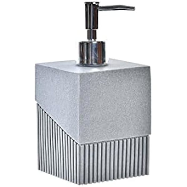 Sæbedispenser - DKD Home Decor - Standard - Grå - Resin og polypropylen - 42 x 40 x 30 cm Grå