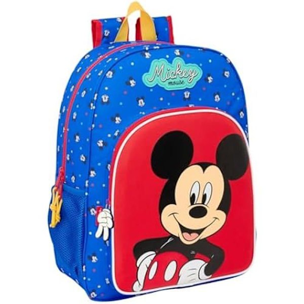 Skolesæk - SAFTA - Mickey Mouse - Tilpasningsbar til vognen - Til børn - Grundskole