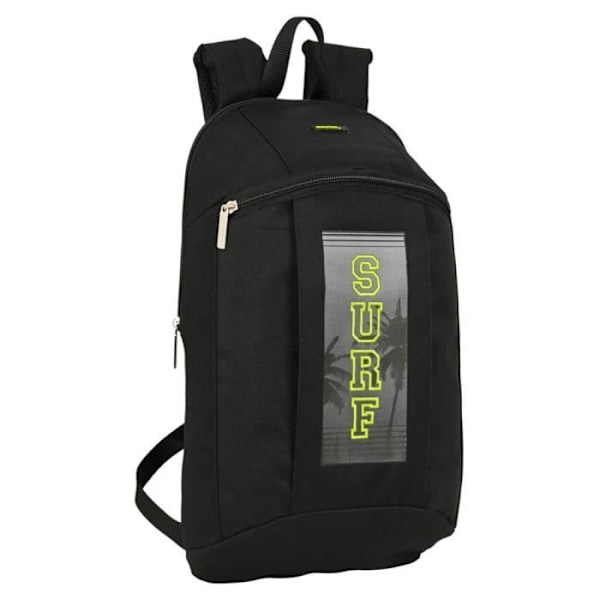 Børnerygsæk - SAFTA - Surf Mini Sort - 22x39x10 cm - Ergonomisk - 8,5 L Svart