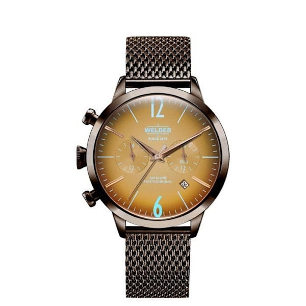 Dameur - Welder - Breezy WWRC606 - Kvarts - Analog - Rustfrit stål Brun, Gul