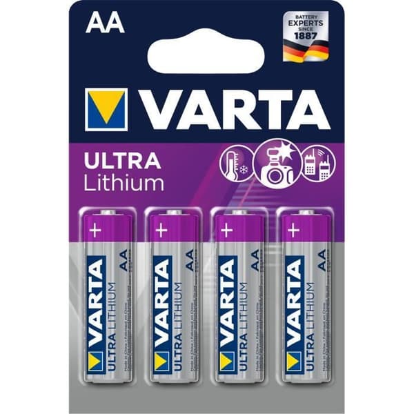Mignon Ultra Lithium Batteri (AA) - 2 stk