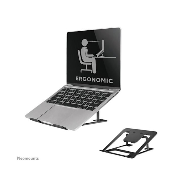NewStar Foldbart Laptop Stand 10"-17" Sort