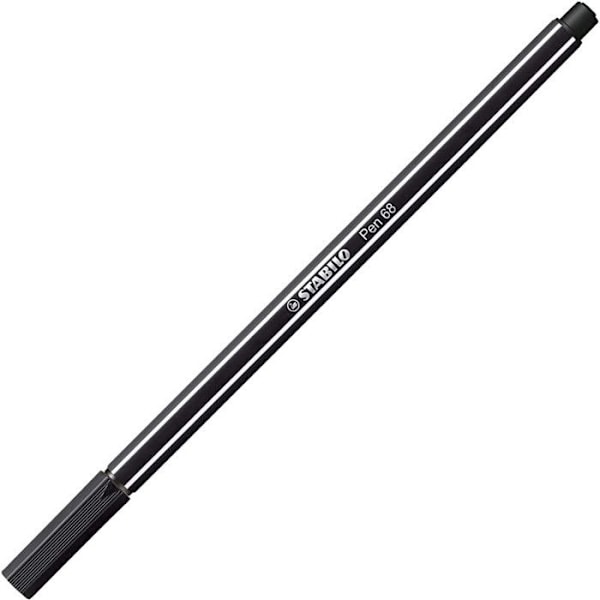 Värikynät - STABILO - Pen 68 - 15 kappaleen pakkaus - Sekoitettu värivalikoima - Kärki 1,0 mm Assortis, 5 fluo