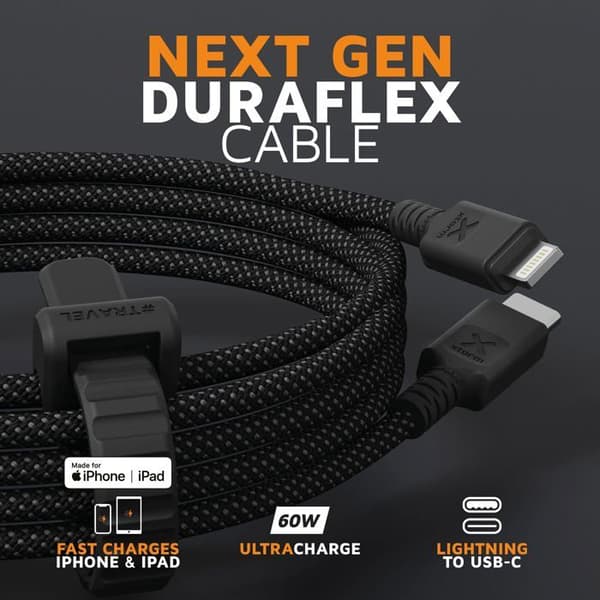 USB-C til Lightning kabel - Xtorm - CX3031 - 1,5 m - MFi-certificeret - Sort