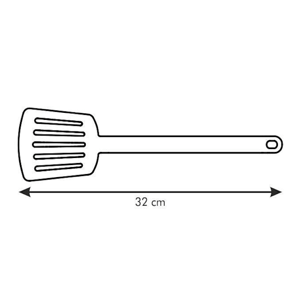 Tescoma 638010, Køkkenspader og -skrabere, Sort, Hængehul, 210 °C, 32 cm, 1 stk.