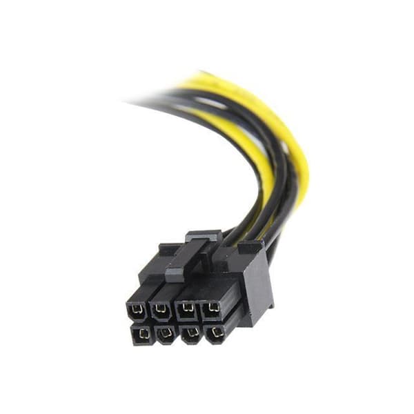 STARTECH.COM LP4–8Pin PCI Express -näytönohjaimen virtasovittimen kaapeli - verkkolaite - 15 cm