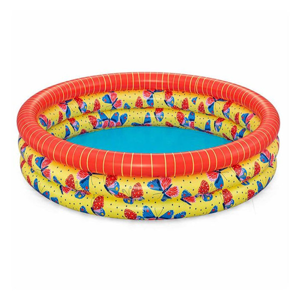 Bestway Papillons oppustelige soppebassin til børn 168 x 38 cm Flerfärgad