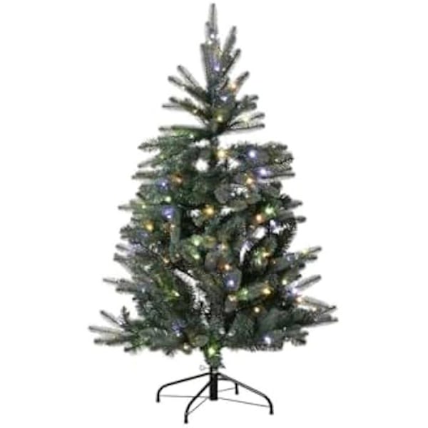 Joulukuusi - KOTI ESPRIT - Vihreä - Polyeteeni - 130 cm - Monivärinen Flerfärgad