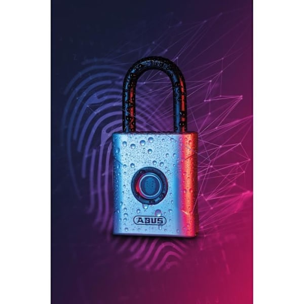 Cylindrar - ABUS - 57/45 Touch - Biometrisk öppning - Väderbeständig - 360° sensor Grå