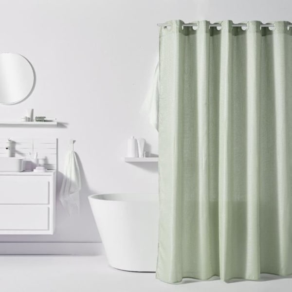 Välikappaväri - Vihreä - Polyesteri - 180 x 200 cm - 12 koukkua - UTILITY - TÄNÄÄN Grön