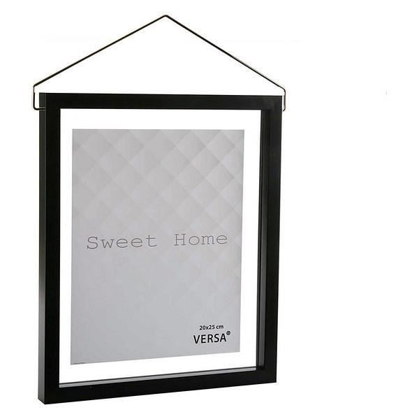 Billede ramme - Diamant - Sort Plast - 13 x 18 cm - Rektangulær - Moderne Svart