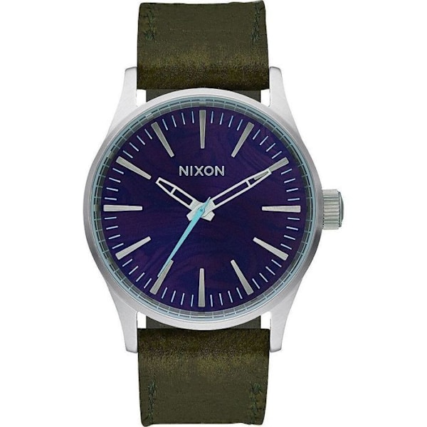 Ur - Nixon - A377-2302-00 - Læder - Rustfrit stål - 38 mm - Vandtæthed 10 ATM grön/blå