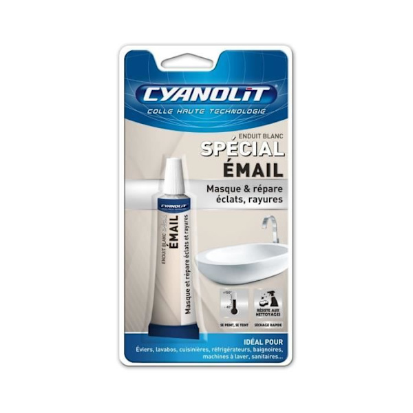 Erityinen emalipinnoite - CYANOLIT - 15 ml - Emaloitujen pintojen korjaus ja viimeistely