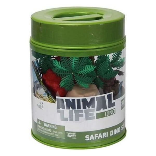 Safari Dino Dinosaur Sæt (30 stk) - BigBuy Fun - Sort - 3 år Svart