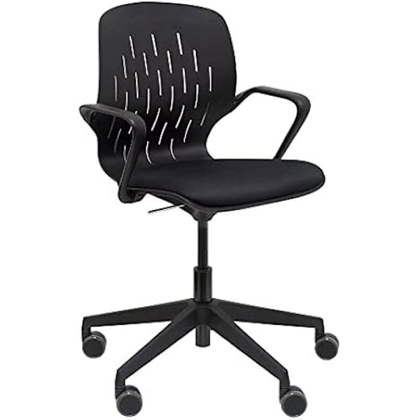 Kontorstol - PIQUERAS Y CRESPO - to-Sync - Ergonomisk - Sort - Perforeret PYC Svart vit
