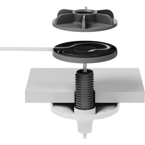 Ophængsstøtte - LOGITECH - Mic Pod Pendant - Diameter 14,5 cm - Højde 56 mm - Grå